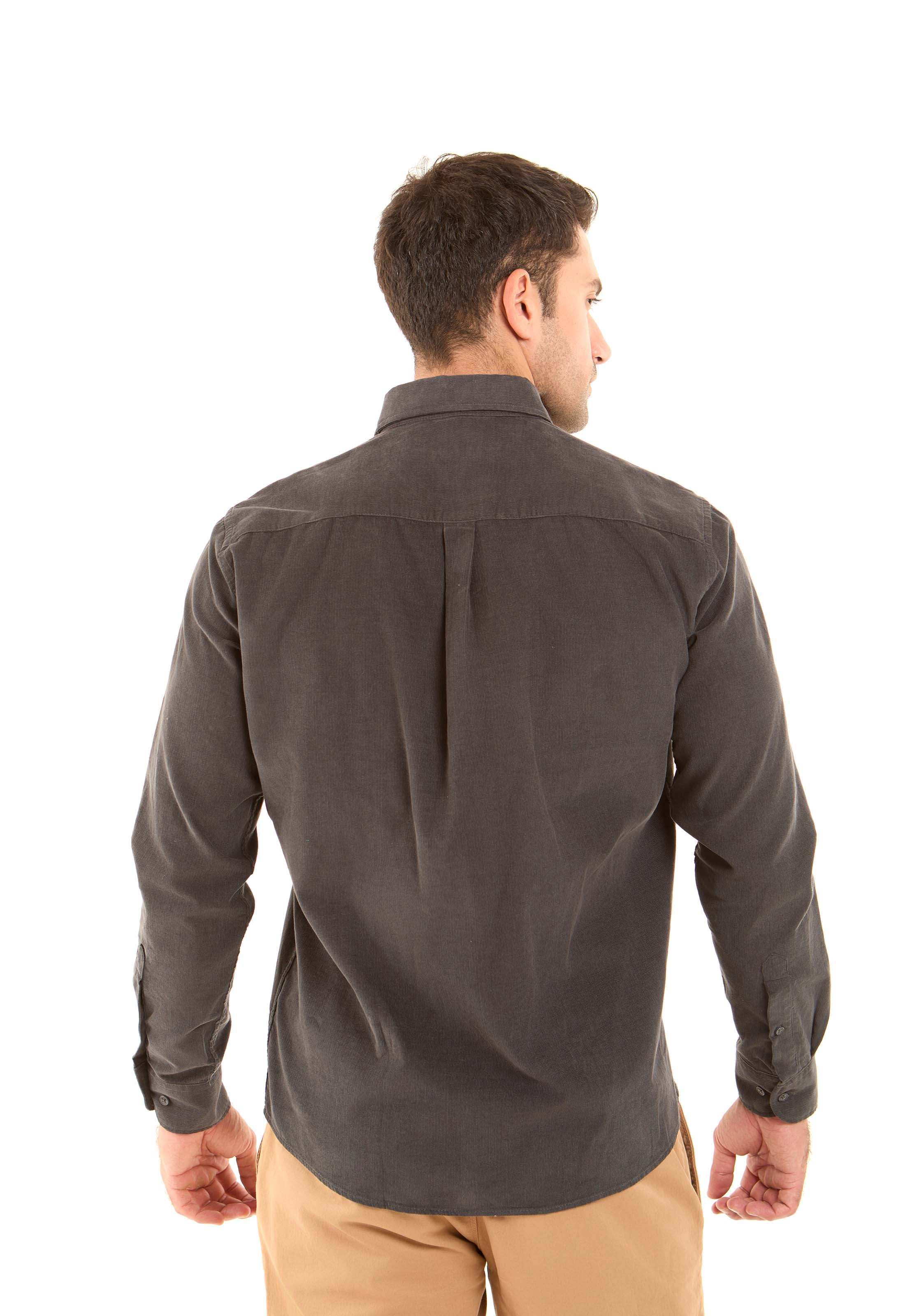 Regular Fit Ribbed Casual Shirt