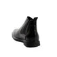 Elegant Leather Slip On Ankle Boots