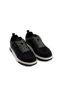 Noir Edge Platform Sneakers