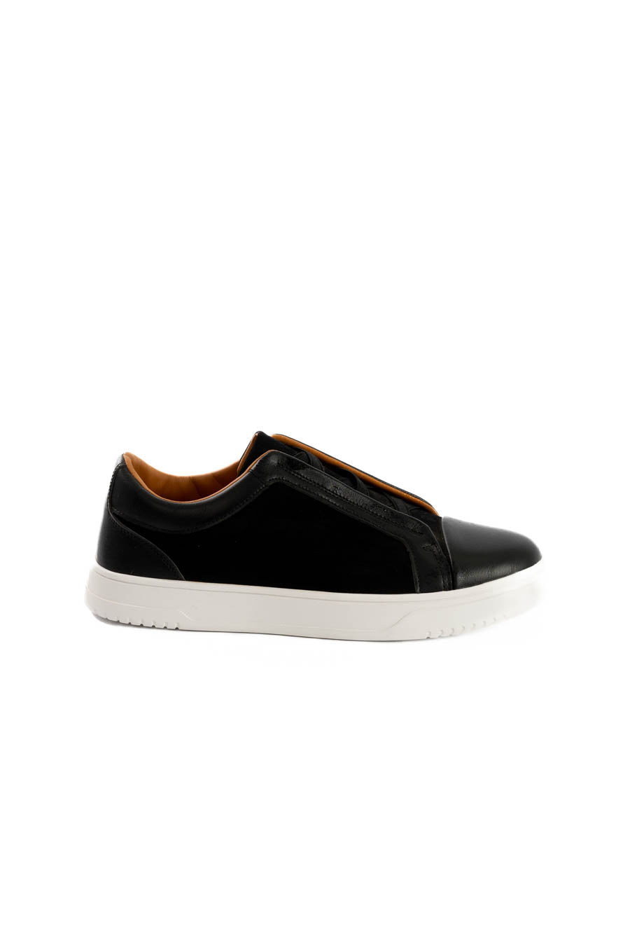 Noir Edge Panel Sneakers