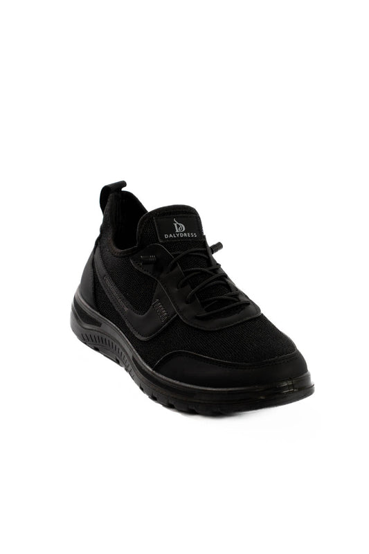 All-Black Active Performance Sneakers