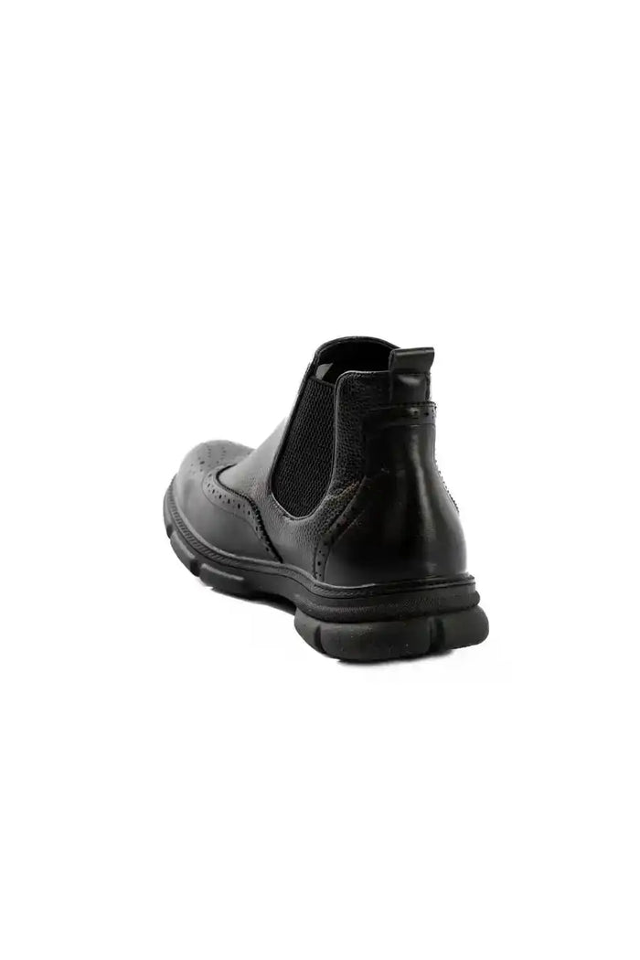 Round Toe Cap Oxford Ankle Boots