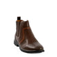 Leather Low-Heel Ankle Boots