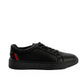 Black Heritage Stripe Sneakers