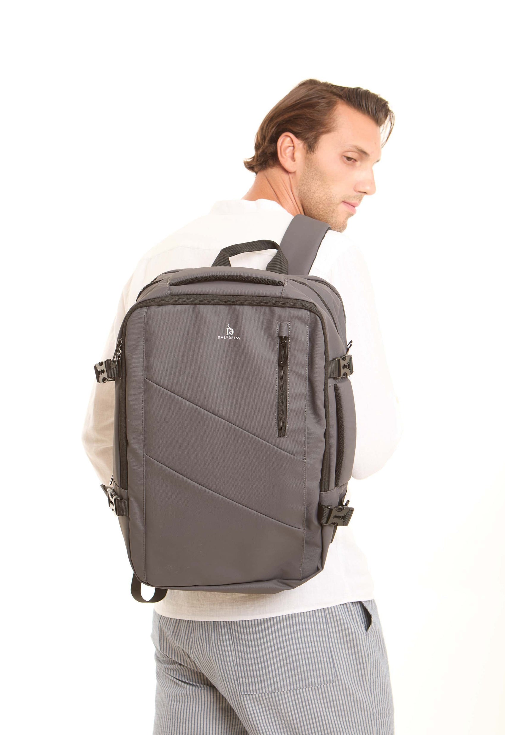 Laptop Backpack with Front Zipped Pocket