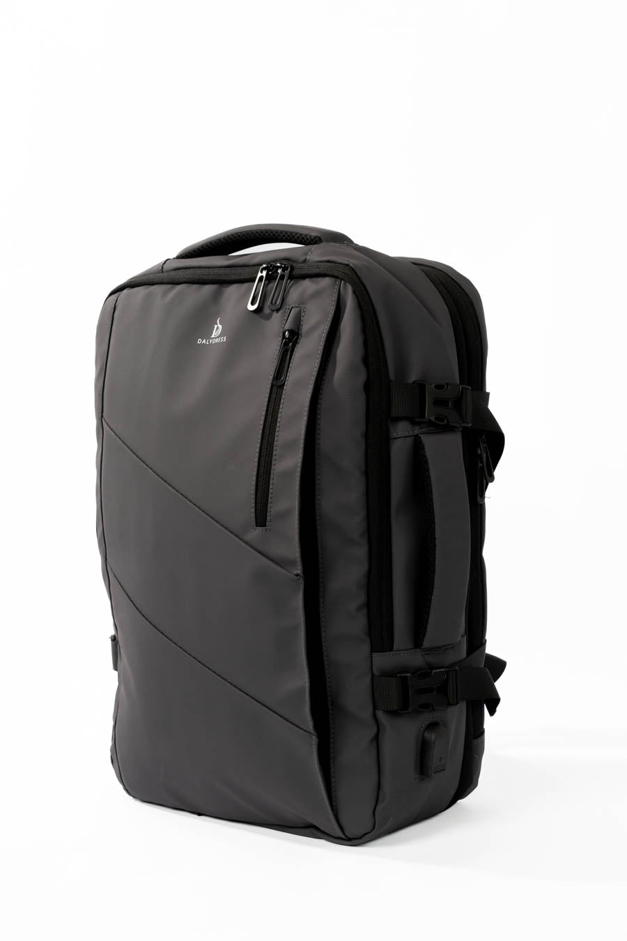 حقيبة ظهر لابتوب مع جيب بسحاب أمامي