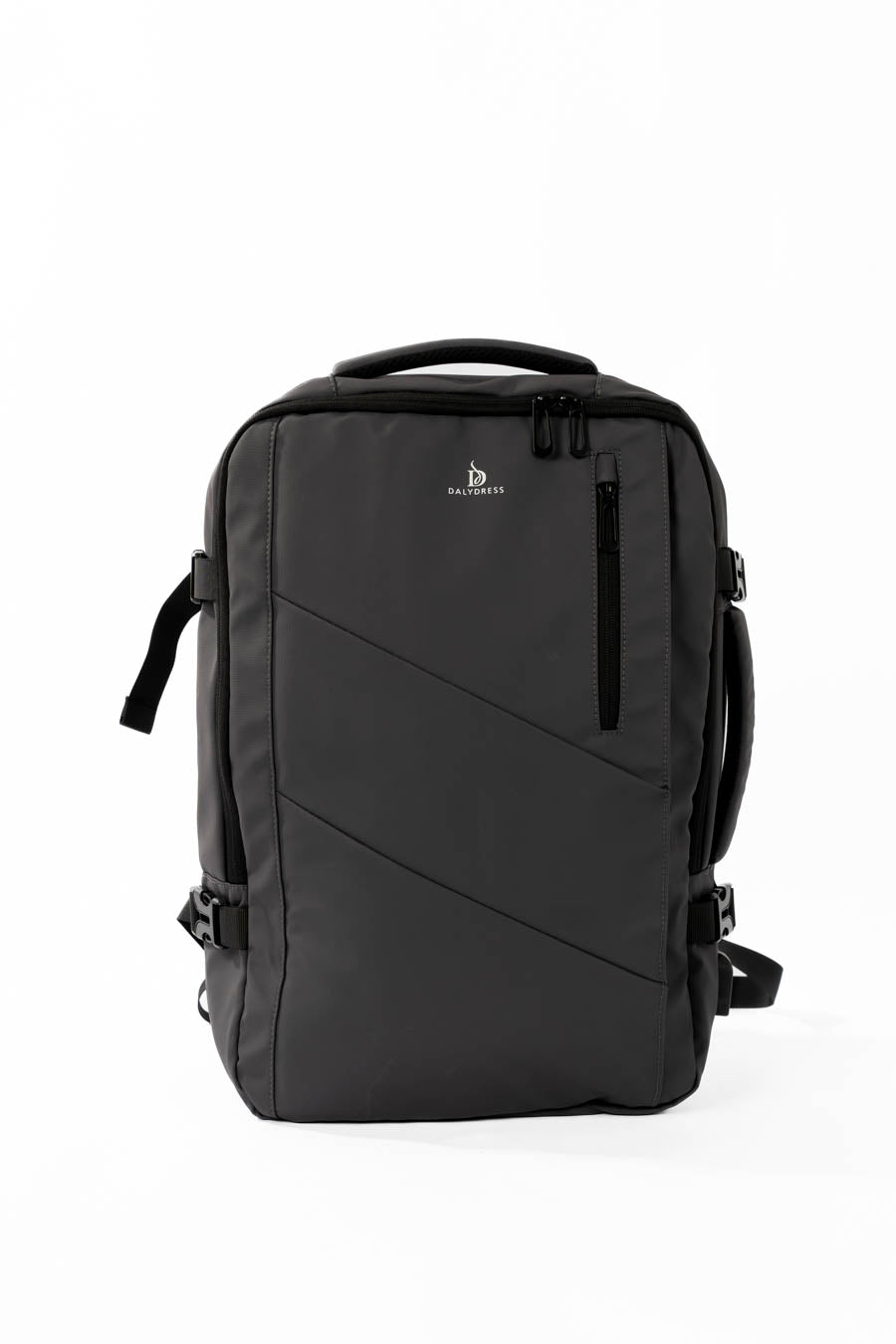 حقيبة ظهر لابتوب مع جيب بسحاب أمامي