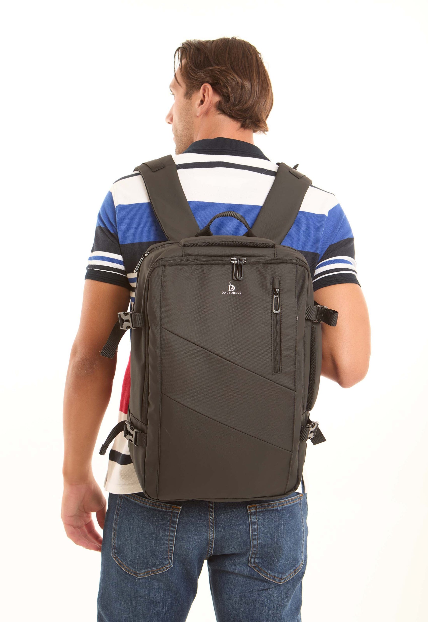 Laptop Backpack with Front Zipped Pocket