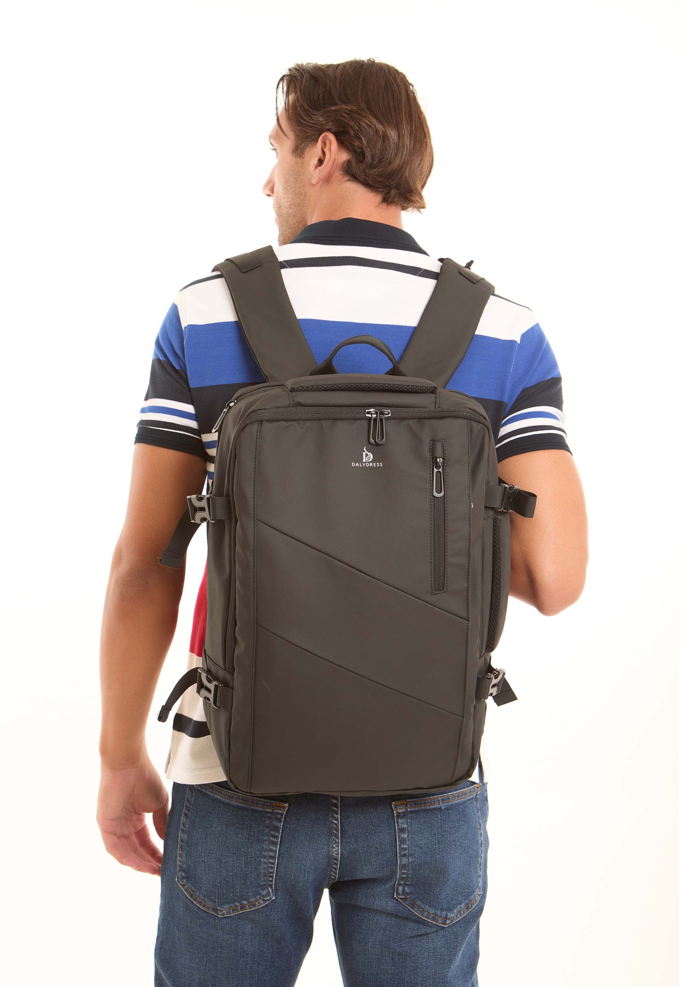 Laptop Backpack with Front Zipped Pocket