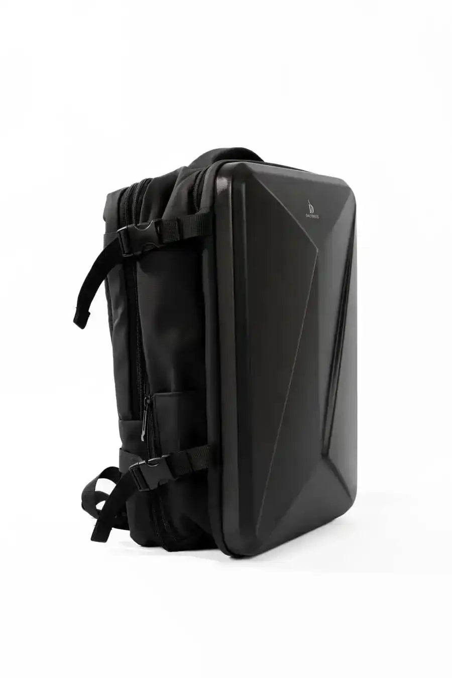 Geometric Hard-Shell Laptop Backpack