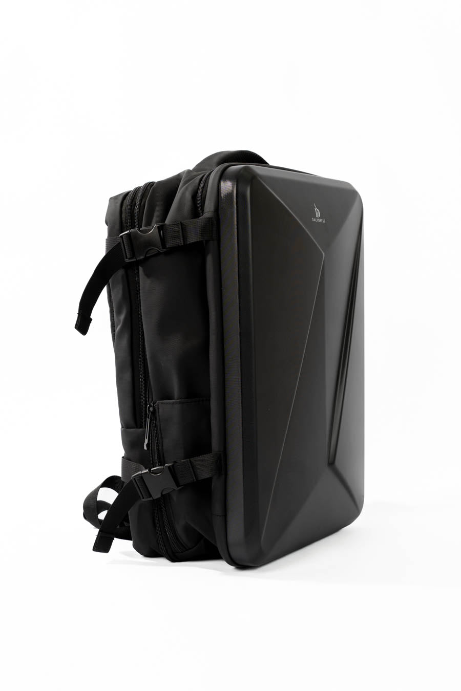 حقيبة ظهر لابتوب هندسية ذات غلاف صلب