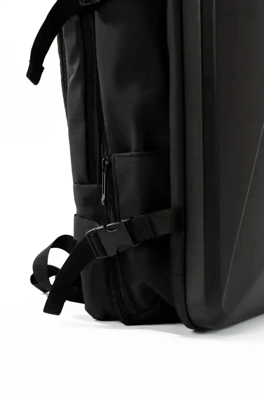 Geometric Hard-Shell Laptop Backpack