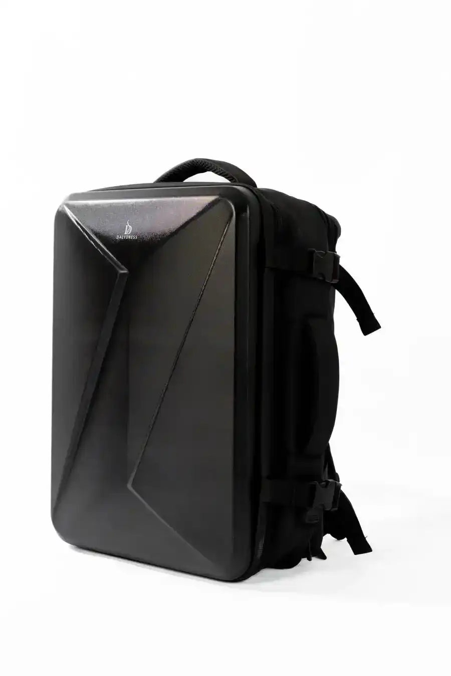 Geometric Hard-Shell Laptop Backpack