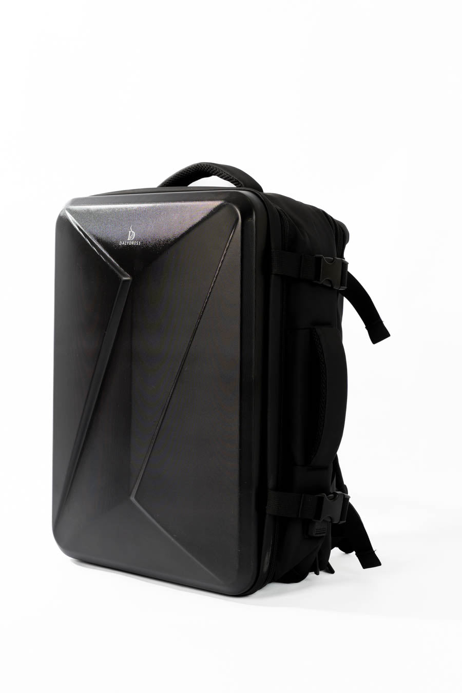 حقيبة ظهر لابتوب هندسية ذات غلاف صلب