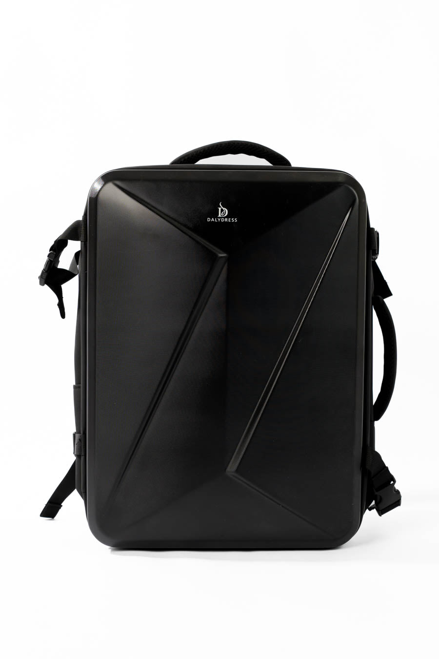 حقيبة ظهر لابتوب هندسية ذات غلاف صلب