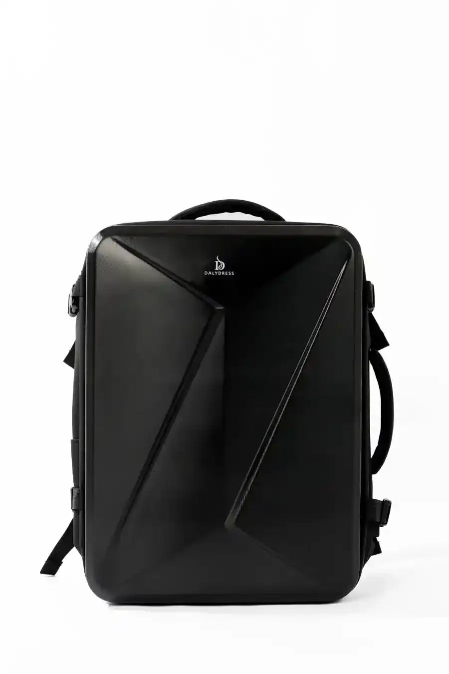 Geometric Hard-Shell Laptop Backpack