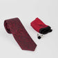 Paisley Silk Tie, Cufflink & Square Hanky Set