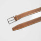Premium Genuine Leather Belt with Stitched Detailing