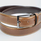 Premium Genuine Leather Belt with Stitched Detailing