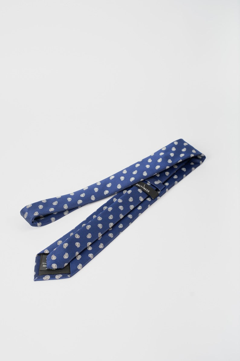 ربطة عنق عقدة أنيقة بنمط بايسلي