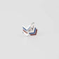 Chevron Enamel Zinc-Alloy Cufflinks