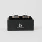 Textured Two-Tone Cylinder Cufflinks