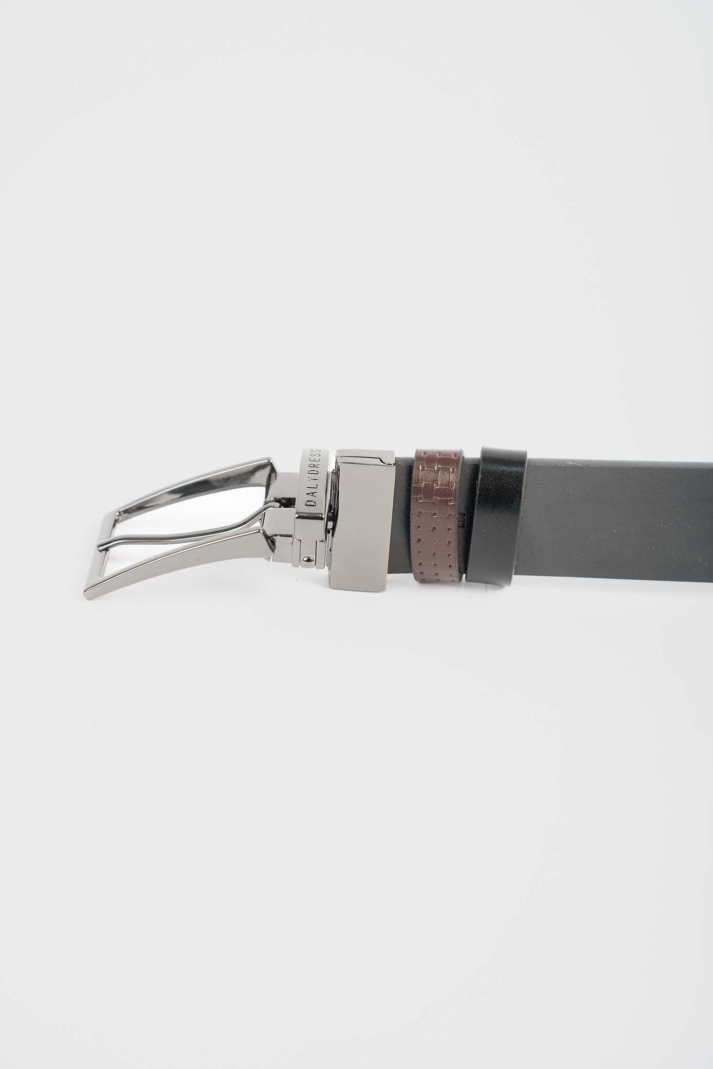 Smooth Finish Belt Set with Interchangeable Buckles