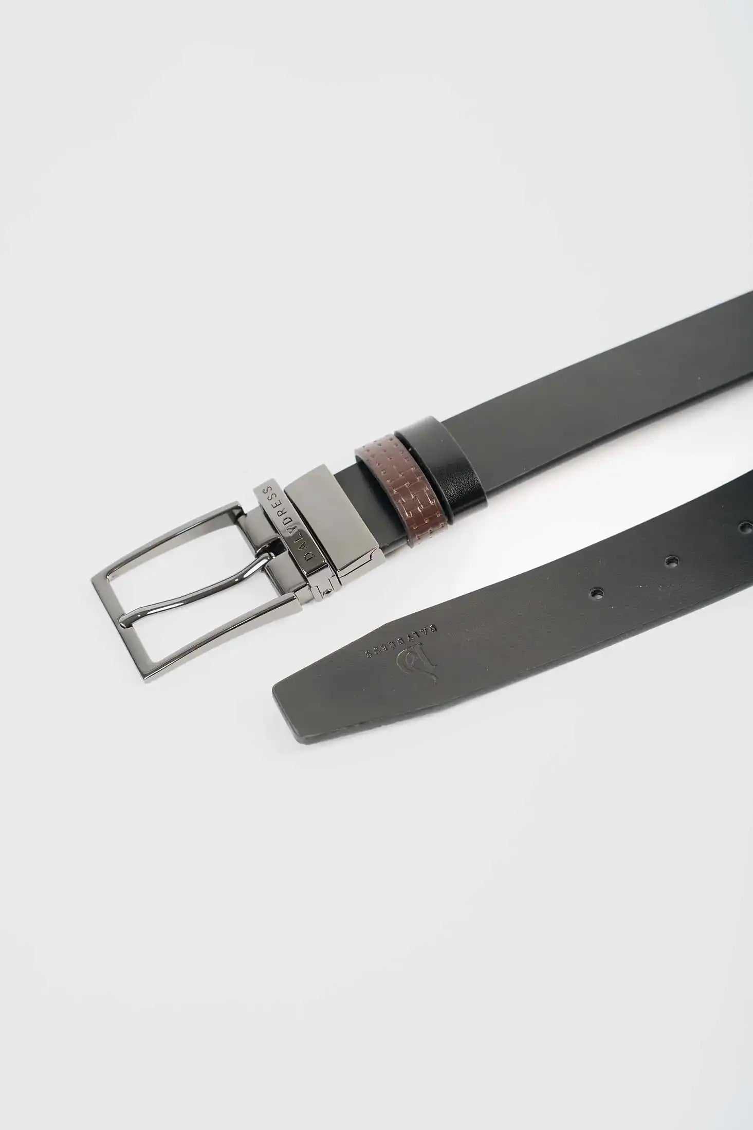 Smooth Finish Belt Set with Interchangeable Buckles