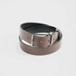 Smooth Finish Belt Set with Interchangeable Buckles