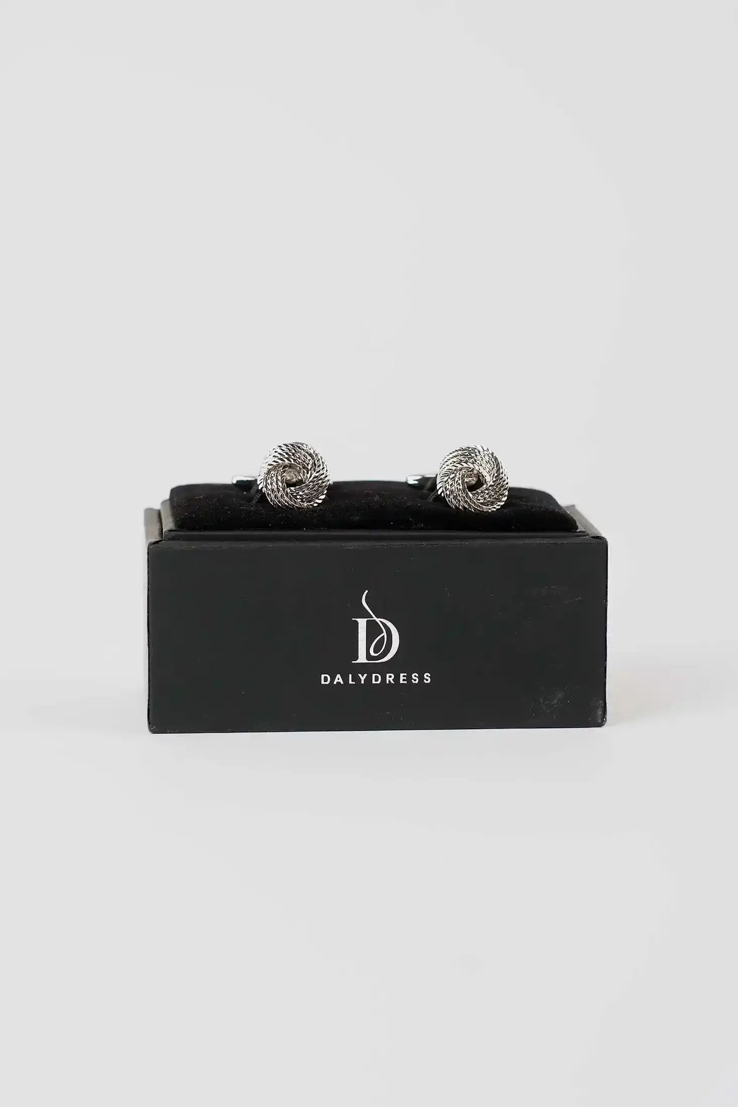 Twisted Knot Textured Cufflinks