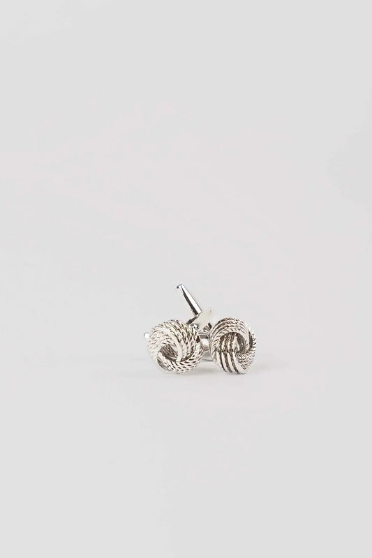 Twisted Knot Textured Cufflinks