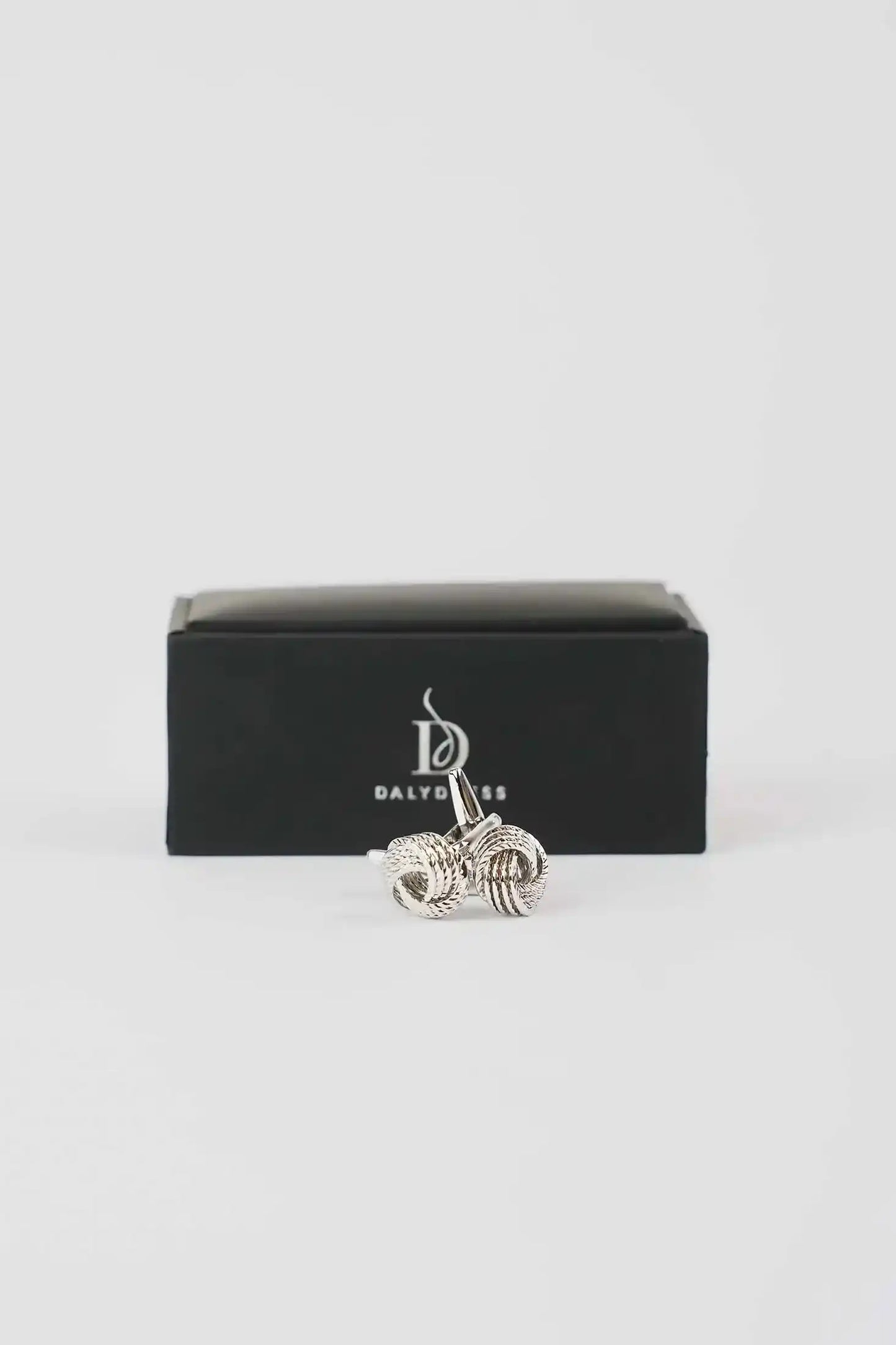 Twisted Knot Textured Cufflinks