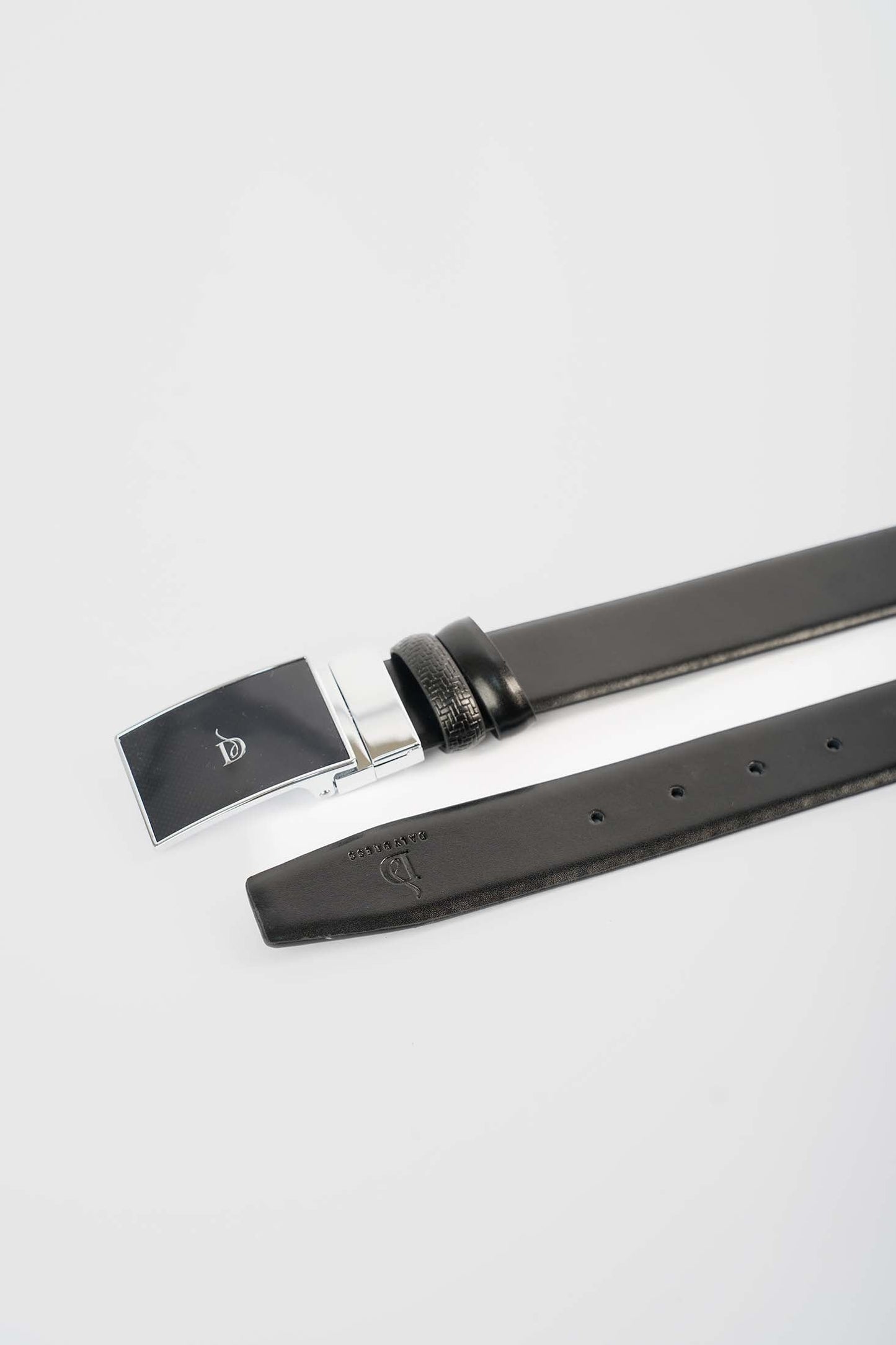 Dual-Tone Reversible Leather Belt