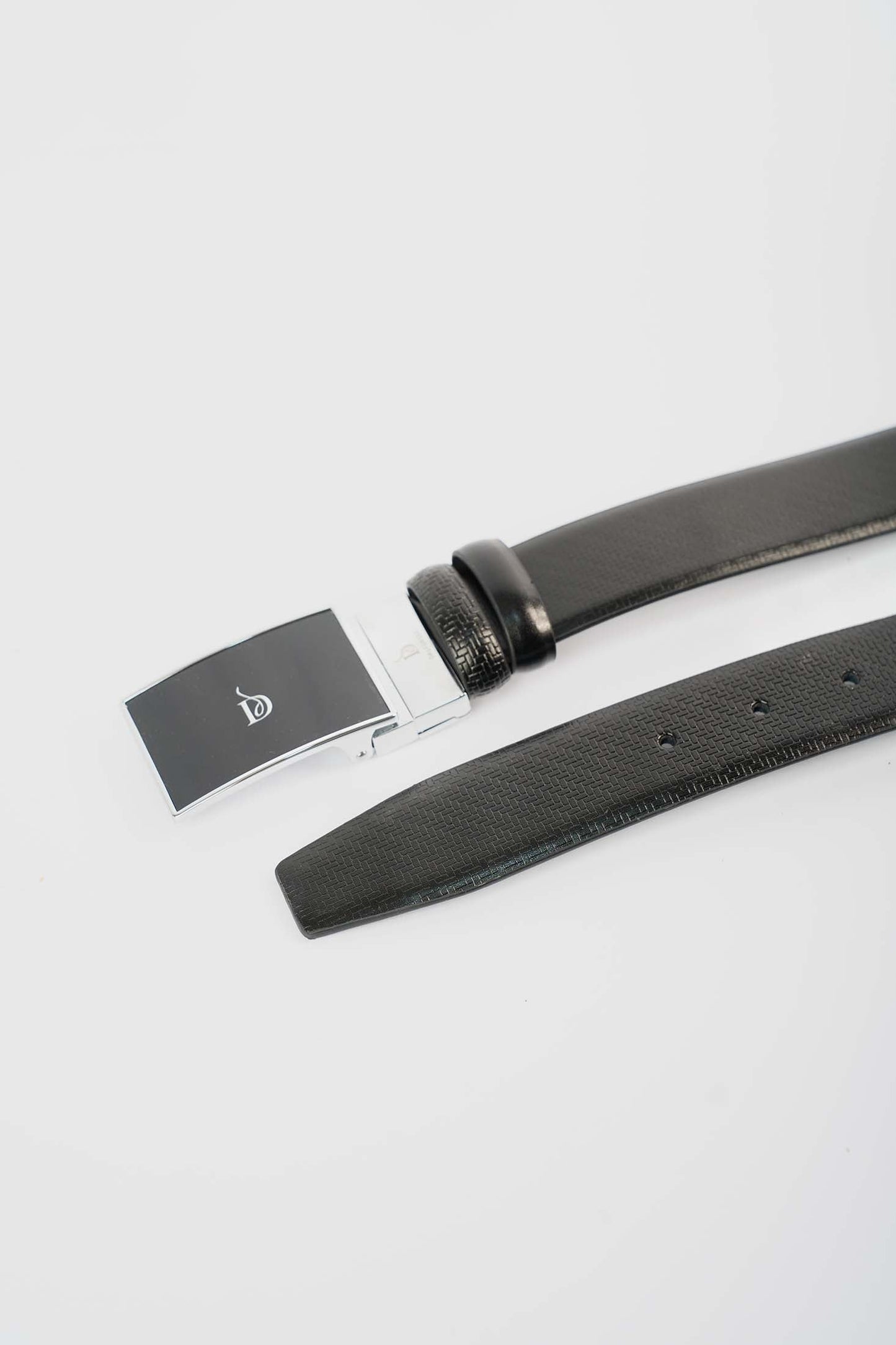 Dual-Tone Reversible Leather Belt