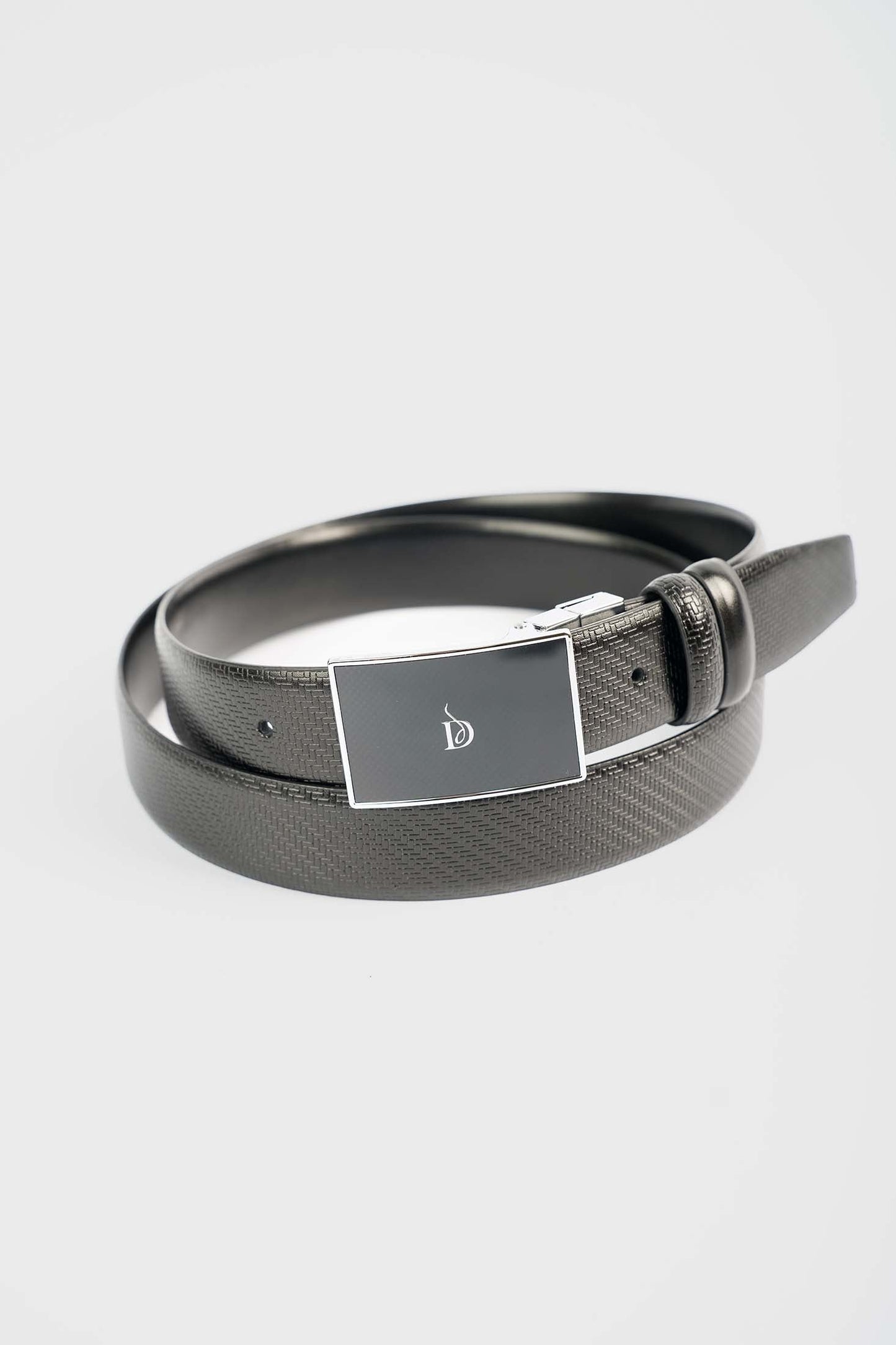 Dual-Tone Reversible Leather Belt