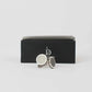 Premium Dual-Tone Textured Round Cufflinks