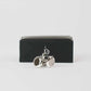 Premium Polished Round Cufflinks with Micro-Dot Center