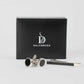 Circular Cufflink & Metal Tie Clip Set