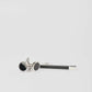Circular Cufflink & Metal Tie Clip Set
