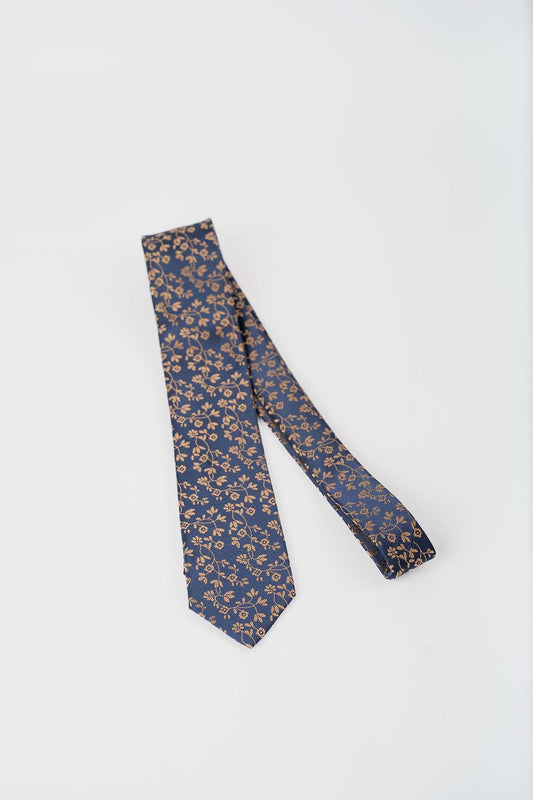 Bi-Tone Floral Classic Tie