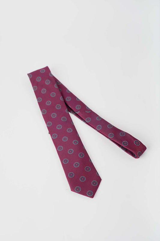 Circular Pattern Vintage Tie