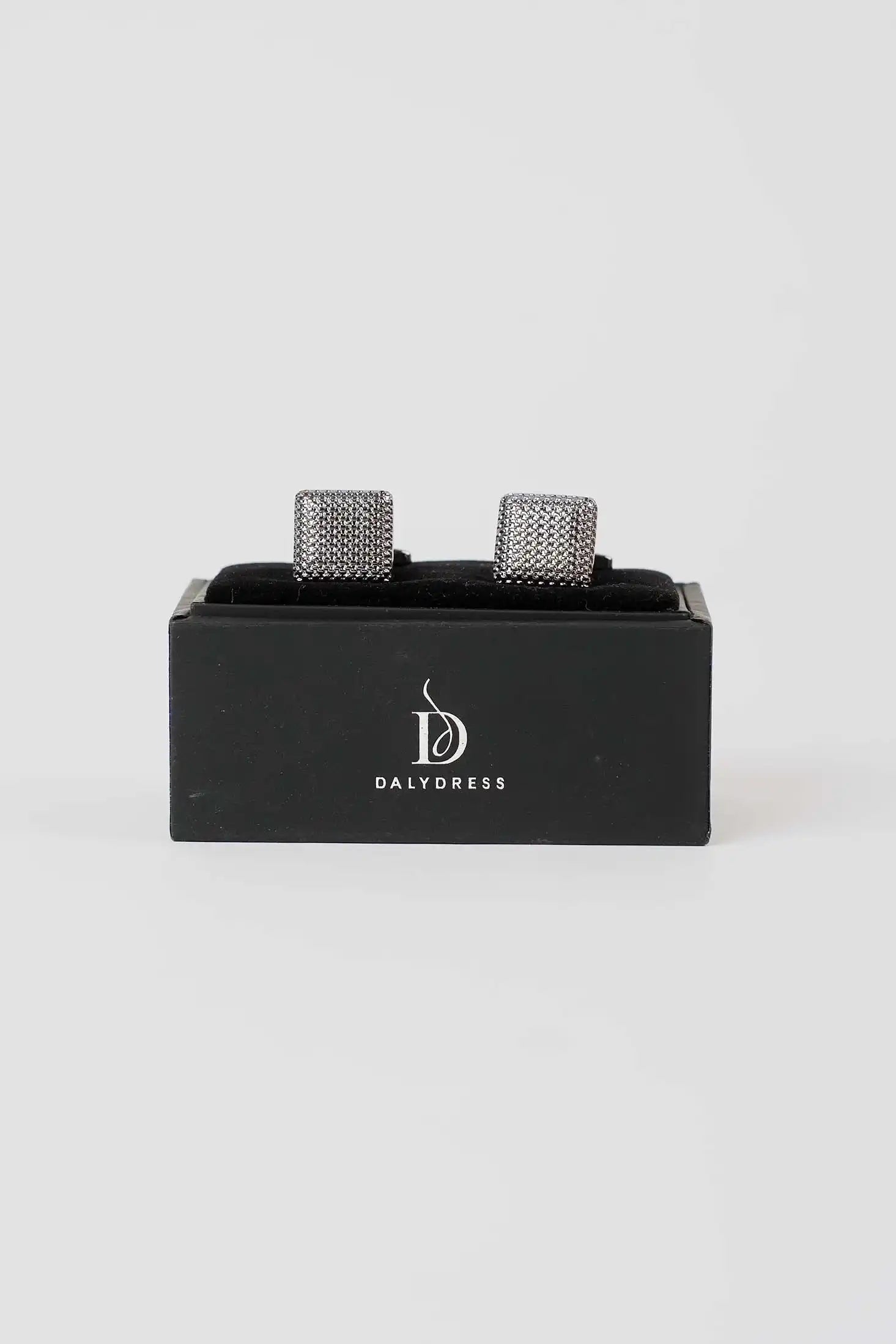 Textured Mesh Square Cufflinks