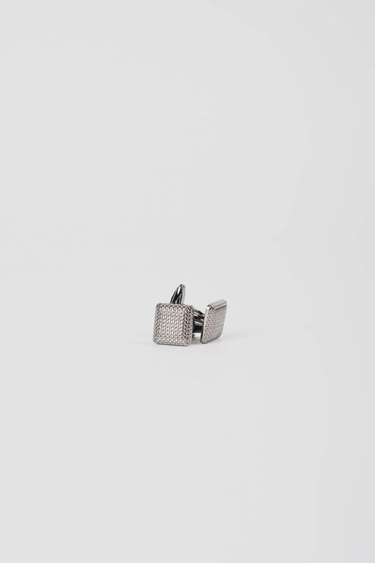 Textured Mesh Square Cufflinks