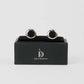 Polished Round Textured Cufflinks