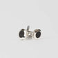 Polished Round Textured Cufflinks