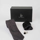 Formal Paisley Silk Tie, Circular Cufflink & Solid Hanky Set