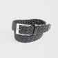 Woven Two-Tone Leather Belt