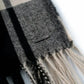 Plaids Winter Scarf with Fringes
