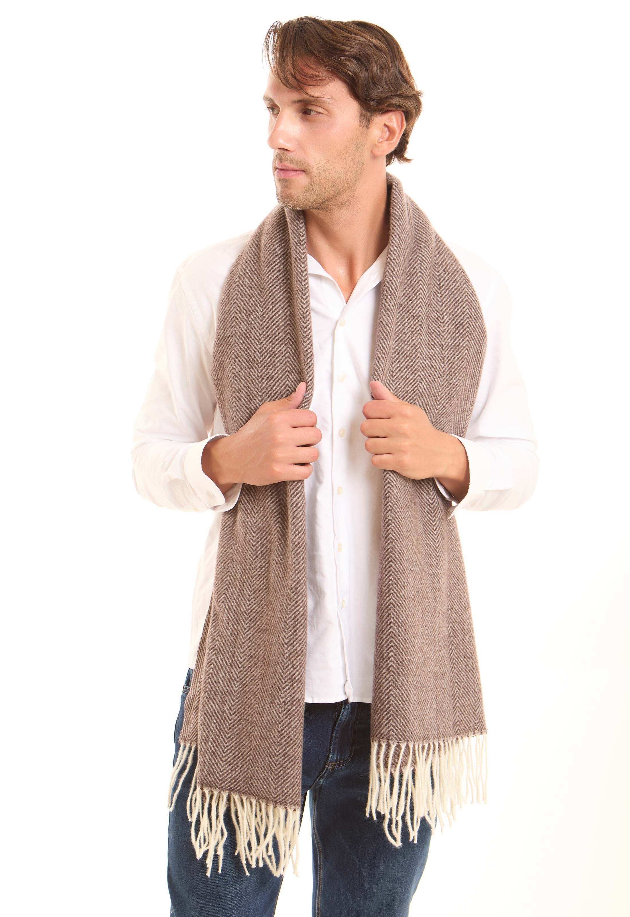 Herringbone Slip On Comfy Scarf