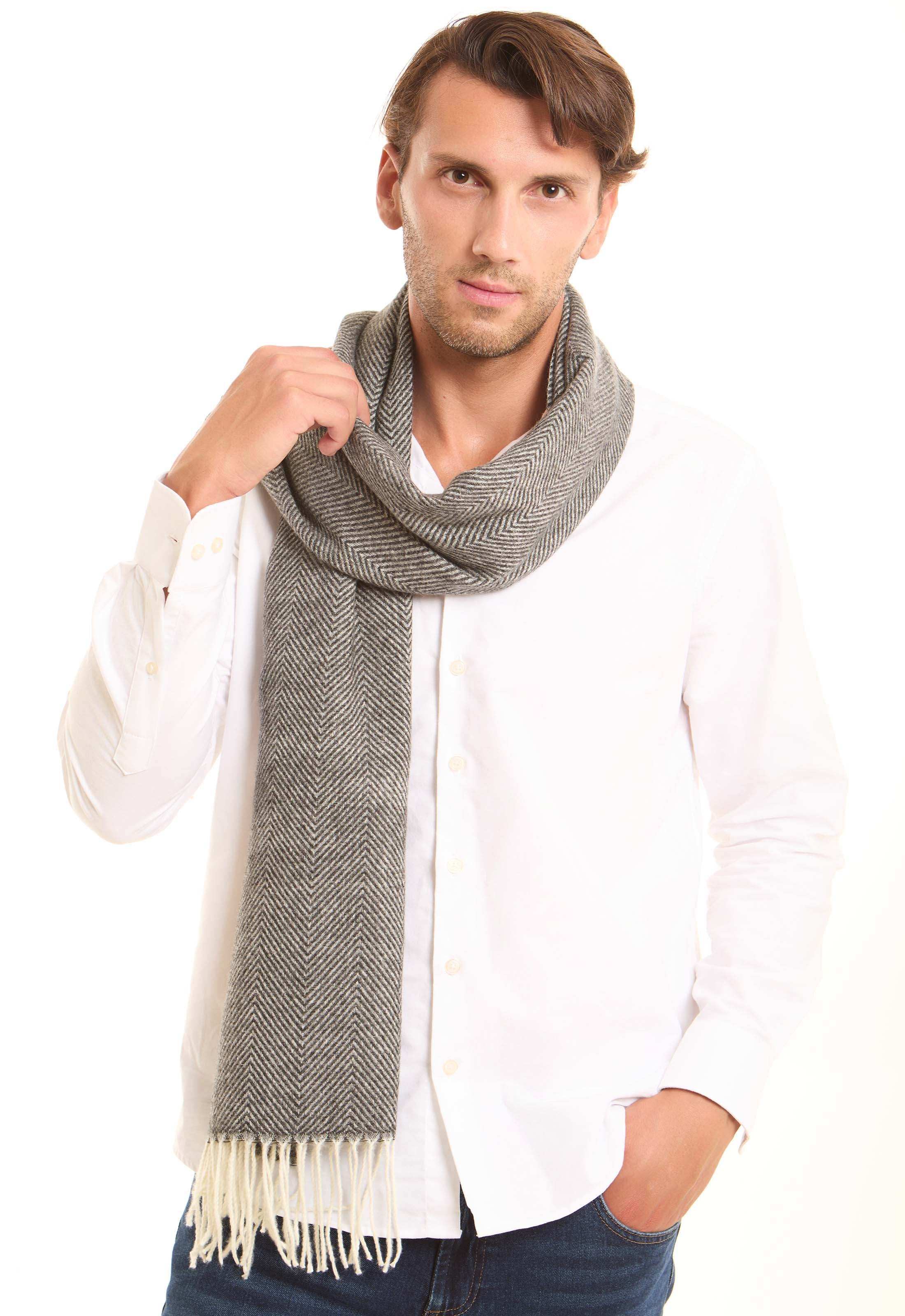 Herringbone Slip On Comfy Scarf